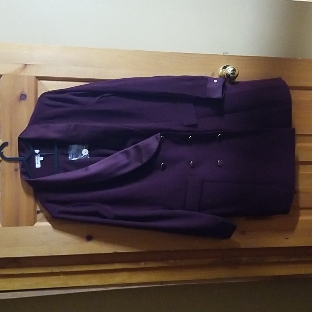NWOT jacket size 44 dark purple